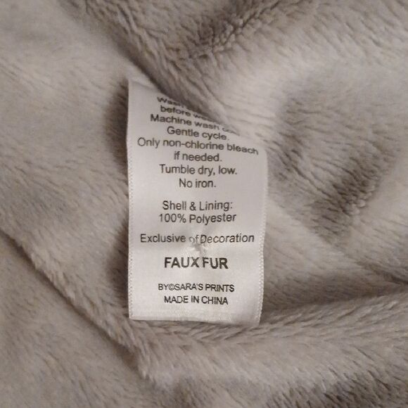 Sara's Prints Gray Kids Jacket - Picture 3 of 6